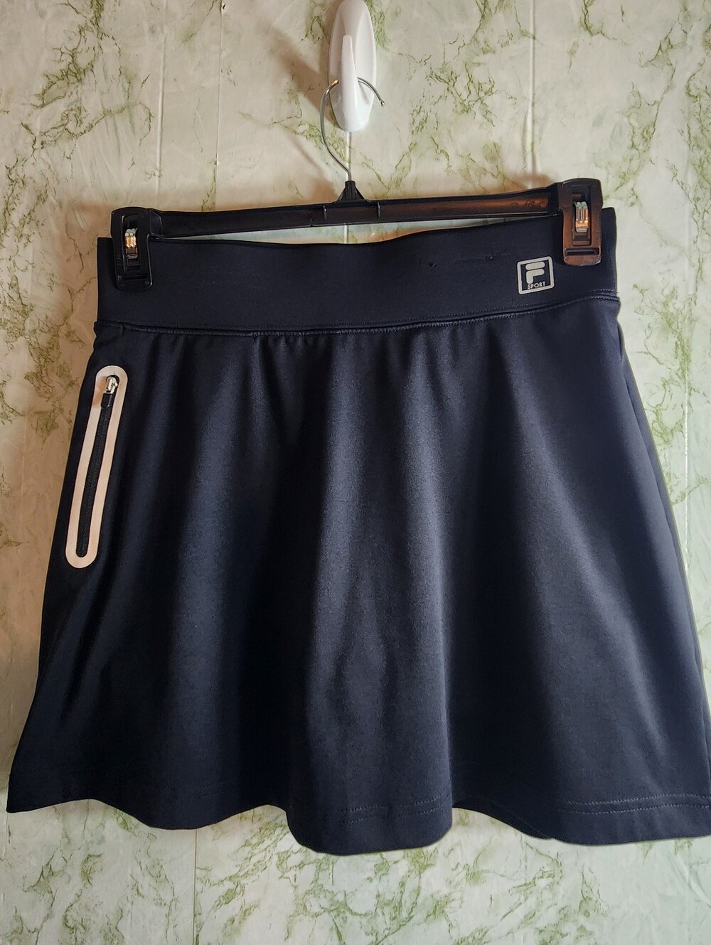 FILA SPORT Black Polyester Skort